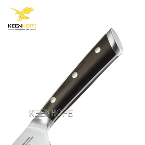 KEENHOPE 7-Inch Professional Santoku <strong>Knife</strong> High-Grade Germany Din 1.4116 Stainless Steel 56HRC <strong>Sharp</strong> <strong>Kitchen</strong> <strong>Knife</strong> Classic - Product Image 5