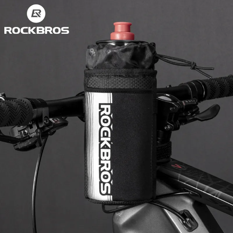 ROCKBROS Rod Package Pot Reflective Strap Bag Bike Handlebar Bag Bicycle Water Bottle Holder Kettle Package