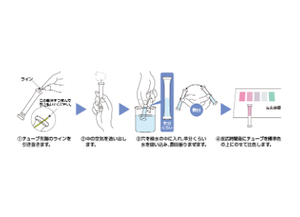 Bandelettes d'analyse de l'eau KYORITSU WAK-Cl(300), fournitures de surveillance des eaux usées au chlore, 40 tests - Product Image 2