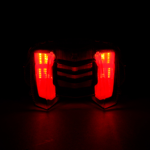 Luces de freno traseras para motocicleta, lente transparente/ahumada, luz trasera integrada LED, lámpara de freno para 2017 2018 2019 <span class=keywords><strong>2020</strong></span> <span class=keywords><strong>Yamaha</strong></span> MT <span class=keywords><strong>09</strong></span> - Product Image 6