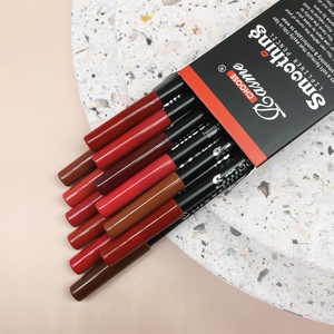 Lot de 12 crayons à lèvres longue tenue, imperméables, minéraux, effet mat naturel, personnalisables avec votre logo (Marque Privée) - Product Image 2