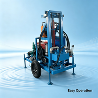 Plateforme de forage de puits d'eau portable et efficace pour un déploiement rapide jusqu'à 150 m