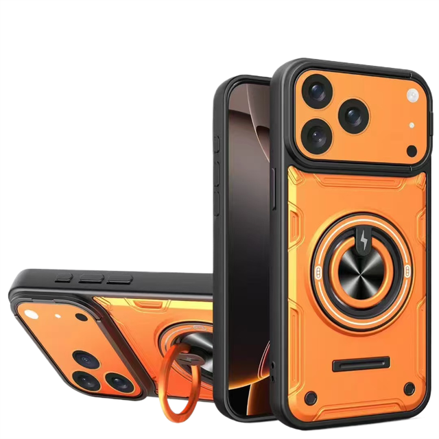 Factory Sliding Window Ring Stand Magnetic Charging Anti-Drop Mobile Phone Case Cover for Redmi Note 15 Pro Plus POCO F8 Ultra