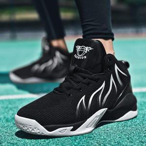 Large Size Breathable Anti-slip Fashion Trend Microfiber Slip-on Sporty Men's Shoes High-quality Basketball style shoes - Product Image 4