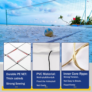 Sports Goods High Quality Portable Volleyball <strong>Net</strong> Badminton <strong>Net</strong> Beach <strong>Volley</strong> <strong>Ball</strong> <strong>Nets</strong> - Product Image 6