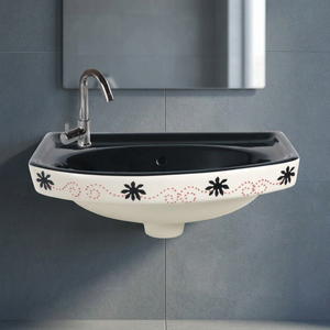 Lavabo de Cerámica de Piedra Natural Blue Print, Lavabo de Pared para Baño, Lavamanos para Hotel, Proyecto Comercial, Venta al por Mayor - Product Image 4