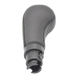 Car <b>Gear</b> <b>Knob</b> Leather Black 5 6 Speed Ergonomic For Volvo Toyota - Product Image 3