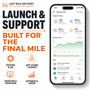 Vertrauenswürdige Last-Mile-Lieferung: <span class=keywords><strong>App</strong></span>-Entwicklung für iOS und Android mit Routenoptimierung und Fahrer-Dispositionierung von LionCreate - Product Image 6