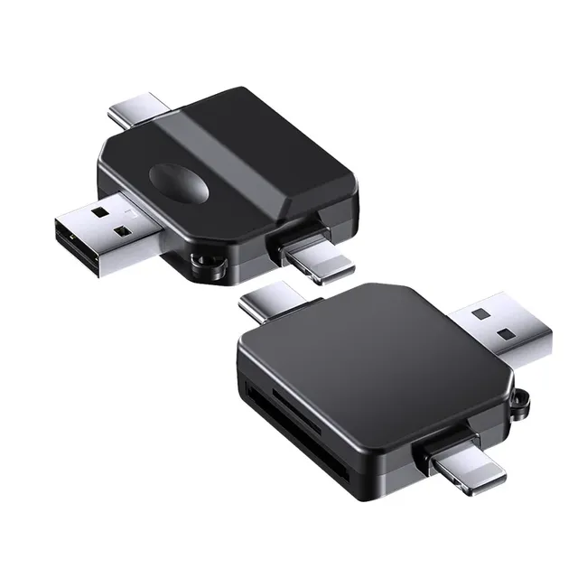 Multifunction 3 in 2 Card Reader USB 2.0 Type C to SD Adapter USB Flash Reader for PC Laptop Accessories