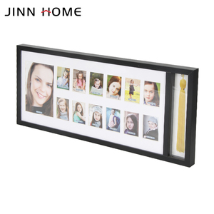 Lưu Niệm Tốt Nghiệp Khung Bằng Tốt Nghiệp Màu Đen <span class=keywords><strong>11X22</strong></span> Với Thảm Trắng Và Giá Đỡ Tua Và 13 Mở Cho Ảnh - Product Image 2