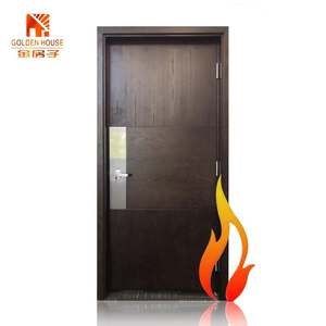 Porte coupe-feu <span class=keywords><strong>en</strong></span> <span class=keywords><strong>bois</strong></span> solide approuvée par certificat UL Hôtel commercial simple Portes coupe-feu <span class=keywords><strong>en</strong></span> <span class=keywords><strong>bois</strong></span> pour appartement - Product Image 4