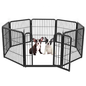 Corralito para perros Valla portátil para perros al aire libre, corralito para perros grandes/medianos/pequeños, cercas para perros para el patio con puertas - Product Image 6