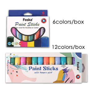 Bâtons de peinture torsadables couleur macaron à séchage rapide pour sessions artistiques spontanées sur roches, œufs ou citrouilles - Product Image 6