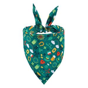 Bavoirs Triangle réversible St. <span class=keywords><strong>Patrick</strong></span>, accessoires foulard porte-bonheur pour chats animaux de compagnie chien Bandana - Product Image 6