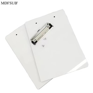 MDFSUB Single-Sided 2mm FRP Blank Sublimation Plastic Clipboard White Coating Creative Design for Promotional & Business Gifts