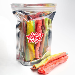 Sour Exotic Candies Oem Supply Custom Freeze Dried Chews Freeze Dried <strong>Fruit</strong> <strong>Roll</strong> <strong>Ups</strong> - Product Image 1