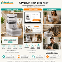 Fontaine à eau pour animaux de compagnie à détection radar sans fil, semi-automatique, batterie 4000 mAh, distributeur portable 3 L pour chats et chiens, sans cordon, pour intérieur