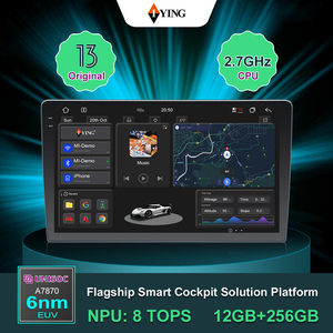 Autoradio IYING avec caméra de recul, aide au stationnement, écran tactile <span class=keywords><strong>Android</strong></span> 13, GPS, DSP, écran 2K, unité centrale de tableau de bord, fonction miroir - Product Image 2