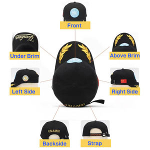 Casquette de baseball en coton personnalisée avec logo et broderie 3D, casquette de baseball Gorras Plain, vente en gros - Product Image 6