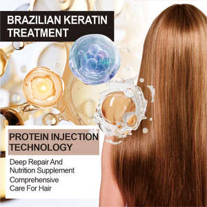 Traitement capillaire professionnel à la kératine pour salon, marque privée, lissage brésilien, shampoing lissant à la kératine - Product Image 3