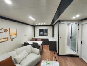 Villa de Lujo Prefabricada de 40 y 20 Pies con 2, 3, 4 y 5 Dormitorios, <span class=keywords><strong>Casa</strong></span> Contenedor Plegable y Expandible, Mini <span class=keywords><strong>Casa</strong></span> Portátil y Móvil - Product Image 4