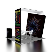Stand d'exposition modulaire portable en aluminium sur mesure 10x10 pieds, stand d'exposition moderne pour promotion publicitaire