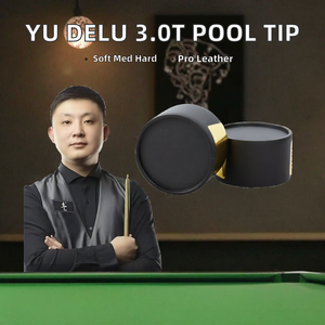 Authentischer Yu <span class=keywords><strong>Delu</strong></span> 3.0T Big Shark Pool-Queue mit 11mm Weich/Mittel/Hartem Spitzenkopf - Einlagiges Rindsleder, Professionelle Qualität für Billard/Snooker - Product Image 4