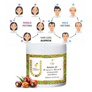 100% natürliche Afrika Butter Private Label Haarmaske Lockiges Haar Behandlung Castor Haarwuchs Butter - Product Image 3