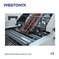 Machine à laminer électrique automatique à grande vitesse WESTONIX pour l'emballage du papier et du plastique, applications pour les produits et les aliments