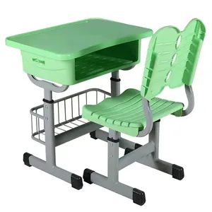 Индивидуальные Заводские школьные парты и стулья для учащихся начальной и средней школы Регулируемый письменный стол для приложения в зале
