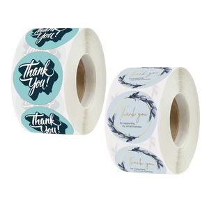 ม้วนสติกเกอร์กาวพิมพ์ลายแบบกำหนดเองฉลากโลโก้ขอบคุณสำหรับน้ำยายาหยอดตา - Product Image 1