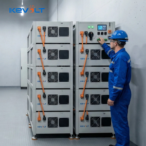 ระบบกักเก็บพลังงานไฟฟ้าแรงสูง KEVOLT สำหรับบ้าน ระบบแบตเตอรี่ลิเธียมสำรองพลังงานแสงอาทิตย์  สถานีผลิตไฟฟ้า เครื่องกำเนิดไฟฟ้า แบตเตอรี่ LiFePO4 - Product Image 1