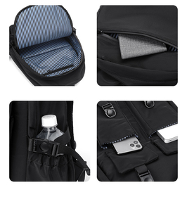 Sac à dos étudiant antivol tendance personnalisé, imperméable, en tissu Oxford à motifs, pour adolescents et filles - Product Image 4