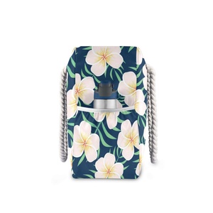 กระเป๋าถือ Aloha Hotsale Fashion Hawaii Puakenikeni ทำจากโพลีเอสเตอร์ สะพายไหล่ ใช้ได้ที่ชายหาด ซักล้างได้ สำหรับผู้หญิง - Product Image 2