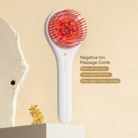 Masseur électrique portatif pour le cuir chevelu, lumière rouge, applicateur d'huile électrique pour cheveux, peigne pour la croissance des cheveux, brosse de soin des cheveux