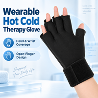 Gants de soin chaud/froid en gel solide portables mains libres pour soins locaux, neuropathie, gants rafraîchissants, poche de glace post-chirurgie pour les mains, usage domestique