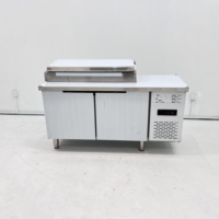 Réfrigérateur à salade à température unique en acier inoxydable 304 de qualité alimentaire, personnalisable pour une utilisation en cuisine commerciale