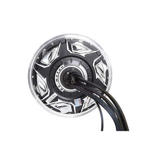 QSMOTOR 12 Zoll V5 6000W Dual Hall 50H Verbesserter Bürstenloser DC-Scheibenbremsmotor Geeignet für Elektromotorräder - Product Image 1