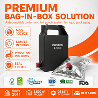Sac BIB en aluminium vide de haute qualité pour boissons, huiles comestibles, sirops, vins – Haute barrière, anti-fuite, impression personnalisée, OEM