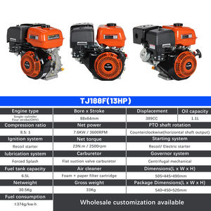 <span class=keywords><strong>Motor</strong></span> de Gasolina TJ188F de 4 Tiempos y 13 HP, 389 cc, Refrigerado por Aire, Sin Necesidad de Refrigeración Líquida, <span class=keywords><strong>para</strong></span> <span class=keywords><strong>Go</strong></span>-<span class=keywords><strong>Kart</strong></span> Pequeño - Product Image 6