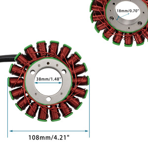 Bobine de stator de magnéto de moto OEM 32101-17G pour SV650S <span class=keywords><strong>ABS</strong></span> DL650 <span class=keywords><strong>V</strong></span>-<span class=keywords><strong>Strom</strong></span> <span class=keywords><strong>650</strong></span> - Product Image 3