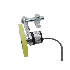 Pilote de ligne d'impulsion 1000ppr DC5V 300mm périmètre incrémental roue optique encodeur rotatif pilote de ligne NPN PNP