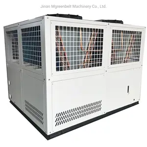 Hava soğutmalı su soğutma makinesi 140Kw 40 ton Chiller kek fabrikası için