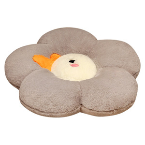 Großhandel Cute Goose Flower Shaped Boden kissen Home Throw Kissen Kissen Gefüllte Plüschtiere PP Baumwolle gewaschen für Stress abbau