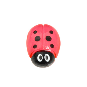 Ladybug Figurine Resin Garden <b>Ornament</b> Lighted Glossy Finish For Lawn And Flower Pots Decorative Accessory - Product Image 1