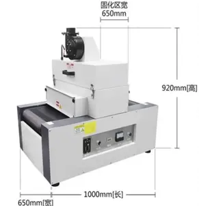 Tabela impressão Top Uv cura secador