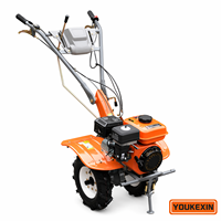Minicultivador a gasolina de alta calidad con transmisión por engranajes, motor 170F 173F 177F, sin pérdida de potencia, para invernaderos, proveedor de fábrica