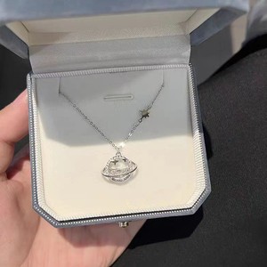 Collana con Ciondolo a Catena di Bambù in Argento S925, Accessorio Sportivo di Lusso per Donne, Regalo <span class=keywords><strong>Unico</strong></span> e Versatile per Amiche - Product Image 3