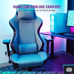 Livraison gratuite, chaise de jeu Diablos Gaming Chair Fabric X One Prime, chaise de <span class=keywords><strong>gamer</strong></span> ergonomique avec appui-tête magnétique et siège rafraîchissant - Product Image 2