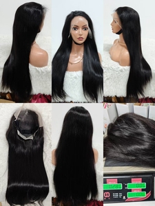 Letsfly Promotion 82$ Perruques Lace Frontal 13x4 11A Ondulées Naturelles 100% Cheveux Humains 300% Densité 20-30 Pouces Vente en Gros Disponible - Product Image 4